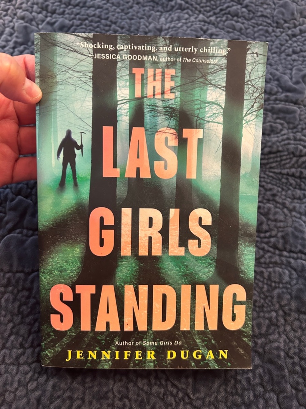 The Last Girls Standing by Jennifer Dugan - Green & Black Cover